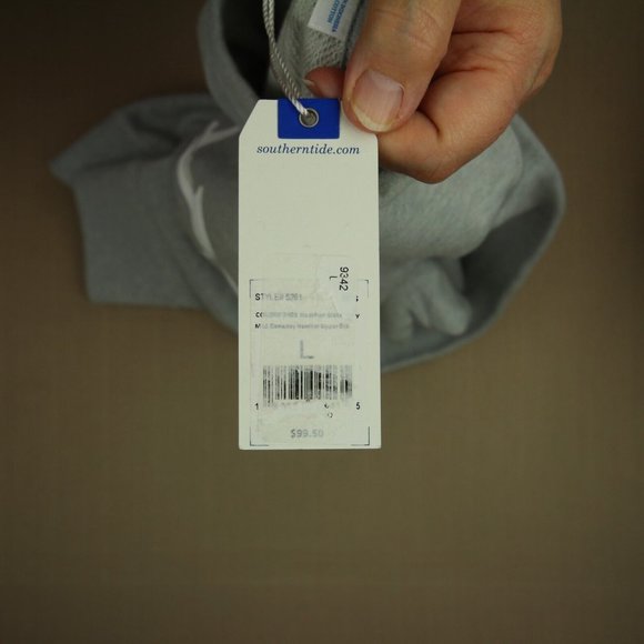 Southern Tide Gameday Upper Deck Sweatshirt Men's Size L Heather Slate Gray NWT - Picture 10 of 12